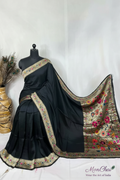Dola Silk Saree | Plain Dying with Rich Heavy Pallu