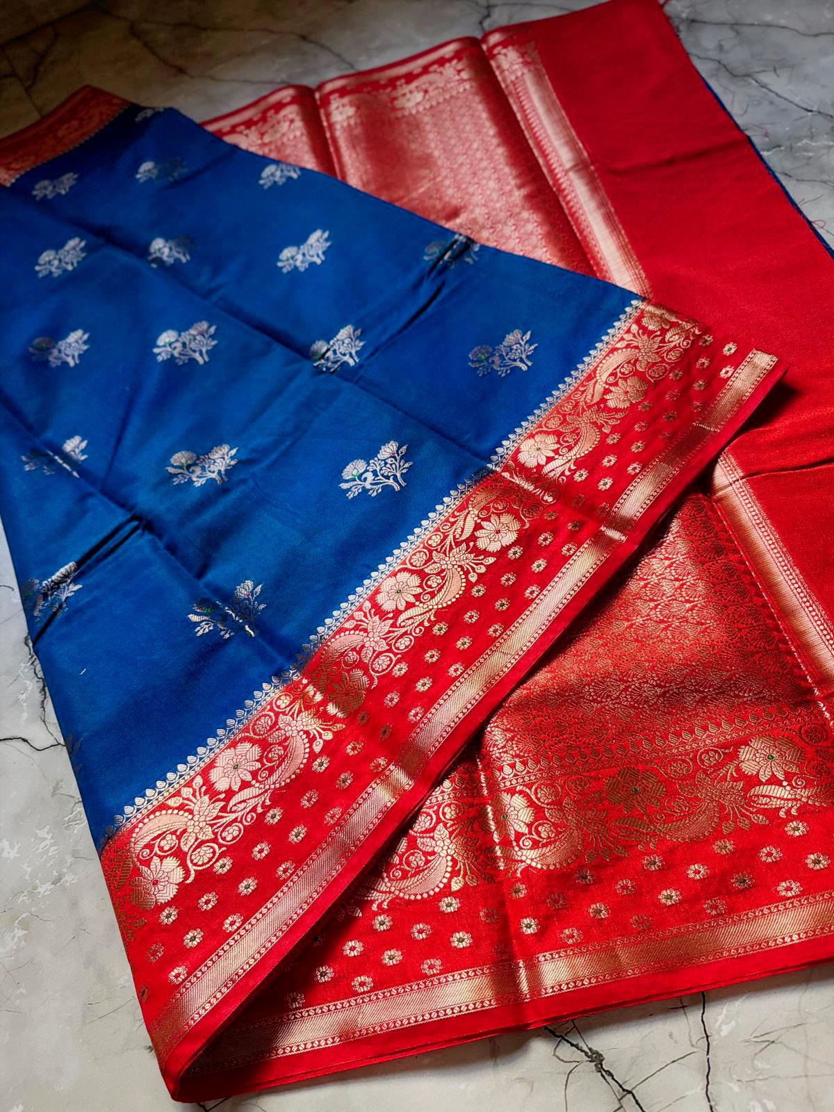 Pure Tassor Silk Saree | With Blouse Piece | MonChai