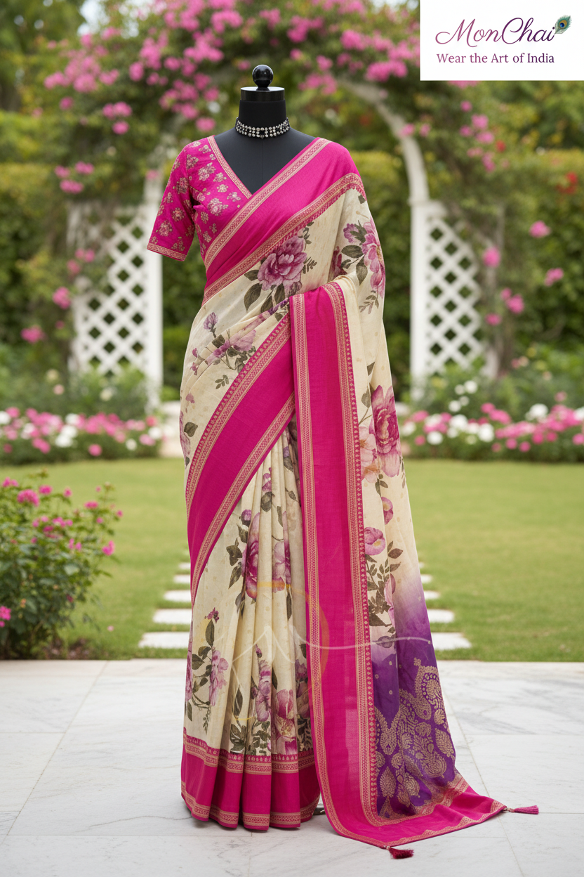 Floral Saree 2 — Redo