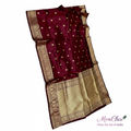 KNG Series Pure Handloom Kanjivaram Banarasi Katan Silk Saree | Silkmark Certified